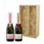 Moët & Chandon 2-vaks kist Impérial Brut 37,5CL & Brut Rosé 37,5CL
