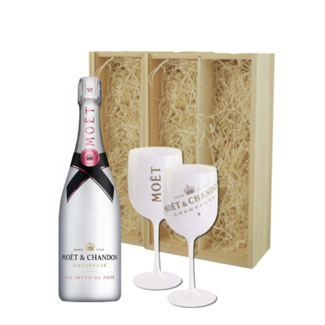 Moët & Chandon Ice Impérial Rosé Gift + 2 Ice Glazen