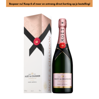 Moët & Chandon Rosé Impérial in giftbox 75CL