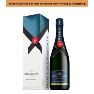 Moët & Chandon Nectar Impérial in giftbox 75CL