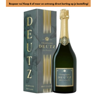 Deutz Brut Classic 75CL in Giftbox