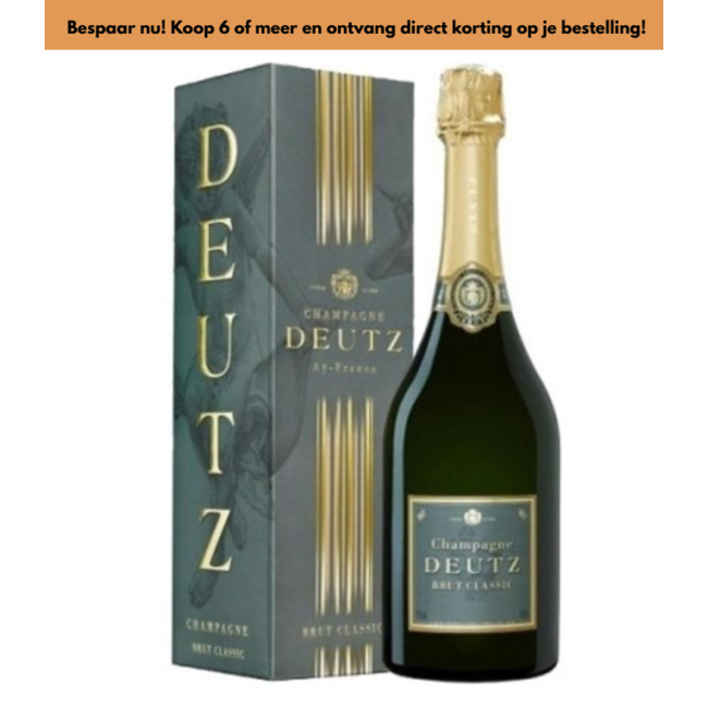 Deutz Brut Classic 75CL in Giftbox