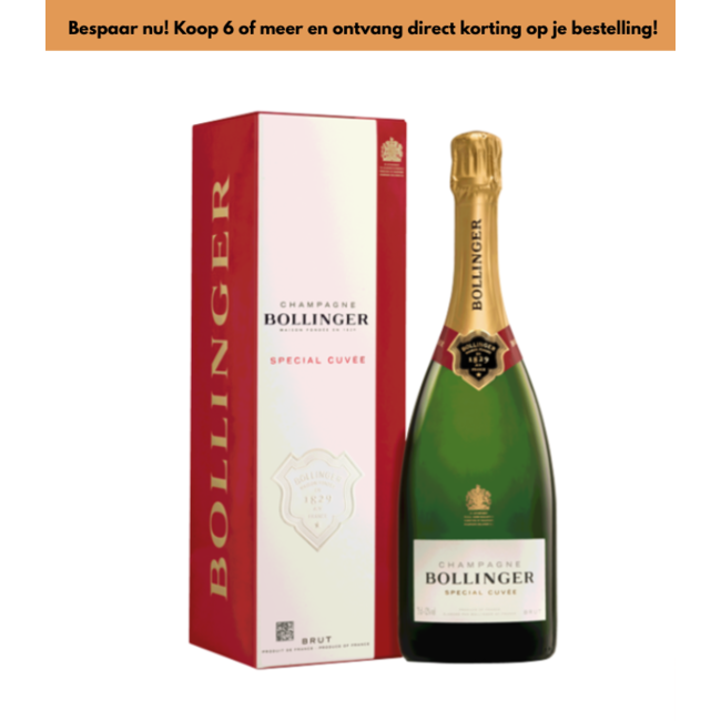 Bollinger Champagne Cuvee Brut 75CL 12%