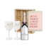 Gepersonaliseerde Kist met Moët & Chandon Ice met 2 glazen voor Moederdag