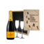 Gepersonaliseerde Kist met Champagne en 2 Glazen voor de Dag van de Zorg
