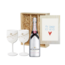 Gepersonaliseerde Kist voor Vaderdag met Moët & Chandon Ice met 2 glazen