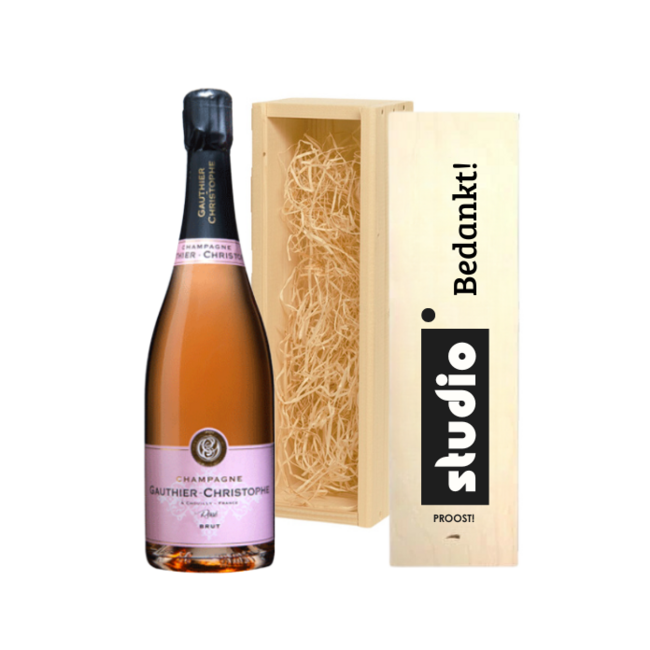 Gauthier-Christophe Gepersonaliseerde Champagne Cadeau als Bedankje voor de Samenwerking