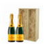 Luxe geschenkkist met 2x 37,5 cl Champagne