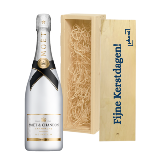 Relatiegeschenk voor Kerst – Magnum Champagne in Gepersonaliseerde Kist