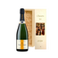 Gepersonaliseerde Kist met Veuve Clicquot Champagne – Luxe Kerstcadeau