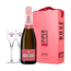 Piper-Heidsieck Rose + 2 glazen 75CL