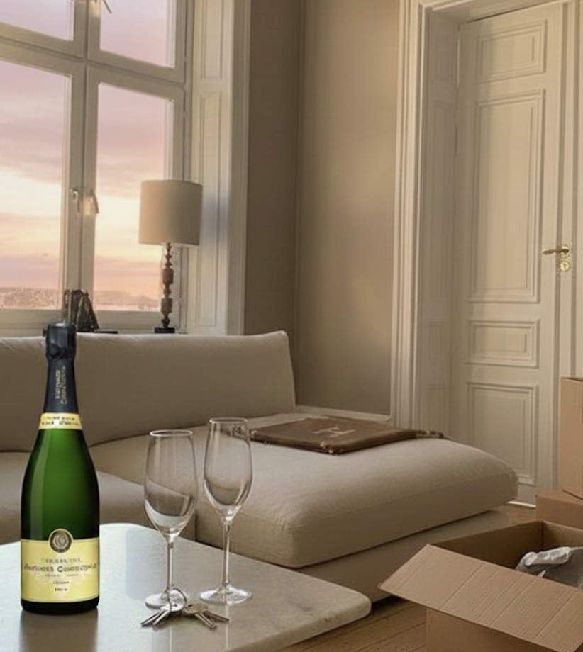 Nieuwe Woning? Champagne Cadeau!