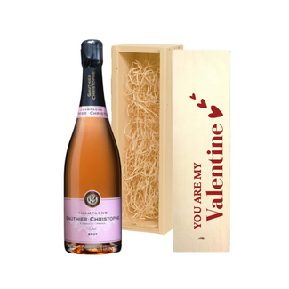 Exclusief Valentijnsgeschenk - Champagne in Gepersonaliseerde Kist