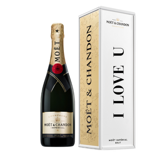 Moët & Chandon Brut 75CL Specially Yours Valentijnsedite I love u
