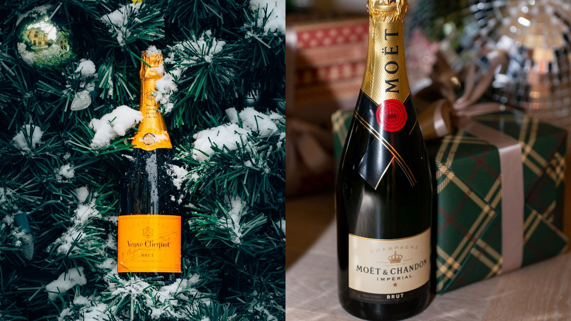 Champagne geven als kerstgeschenk