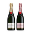 Moët & Chandon Combi Set – Brut & Rosé Champagne