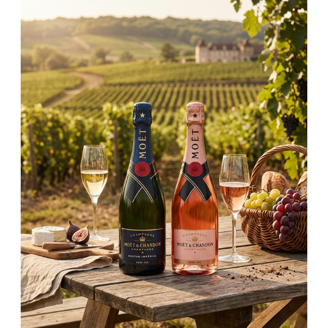 Moët & Chandon Combi Set – Nectar & Nectar Rosé