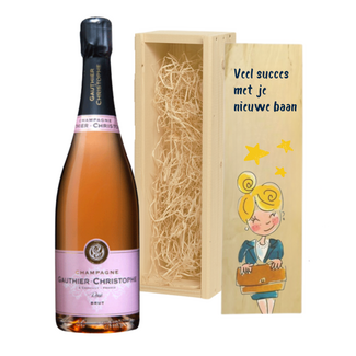 Gauthier Christophe in Gepersonaliseerde Kist – Exclusief Cadeau voor een Nieuwe Baan