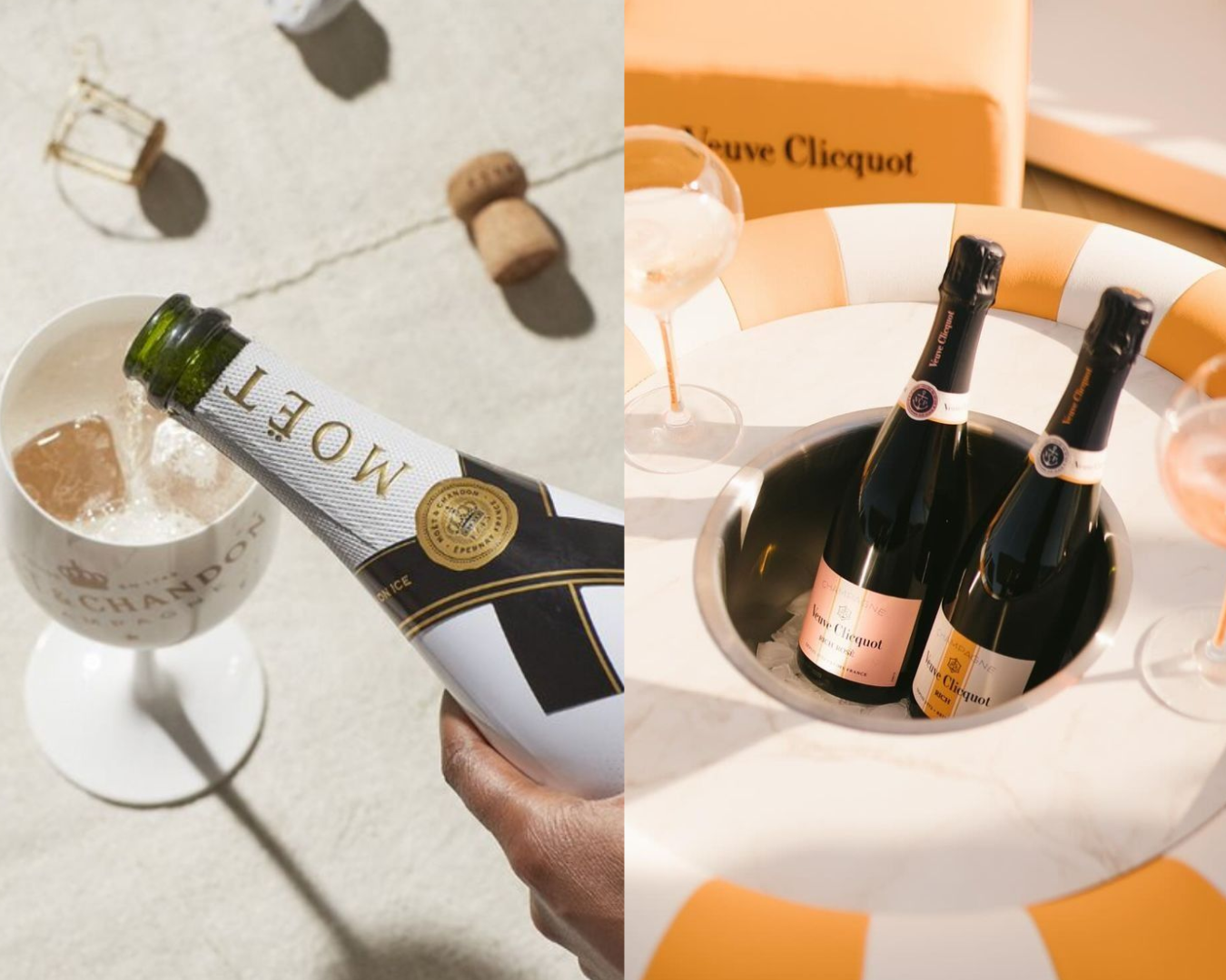  Wat betekend champagne on ice?