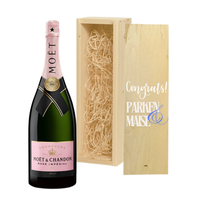 Magnum Champagne 1,5L – Gefeliciteerd met Eigen Opdruk