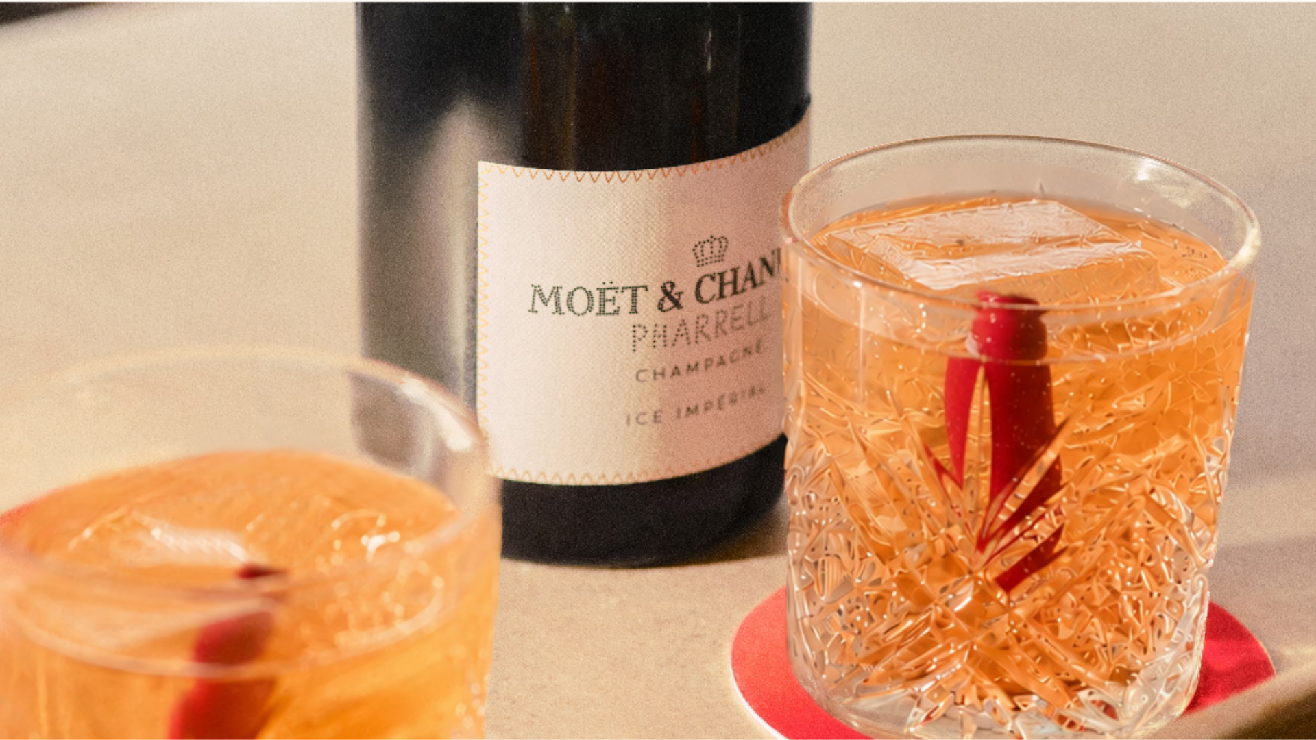 Ontdek de Spicy Mangosé van Moët Ice Impérial x Pharrell Williams