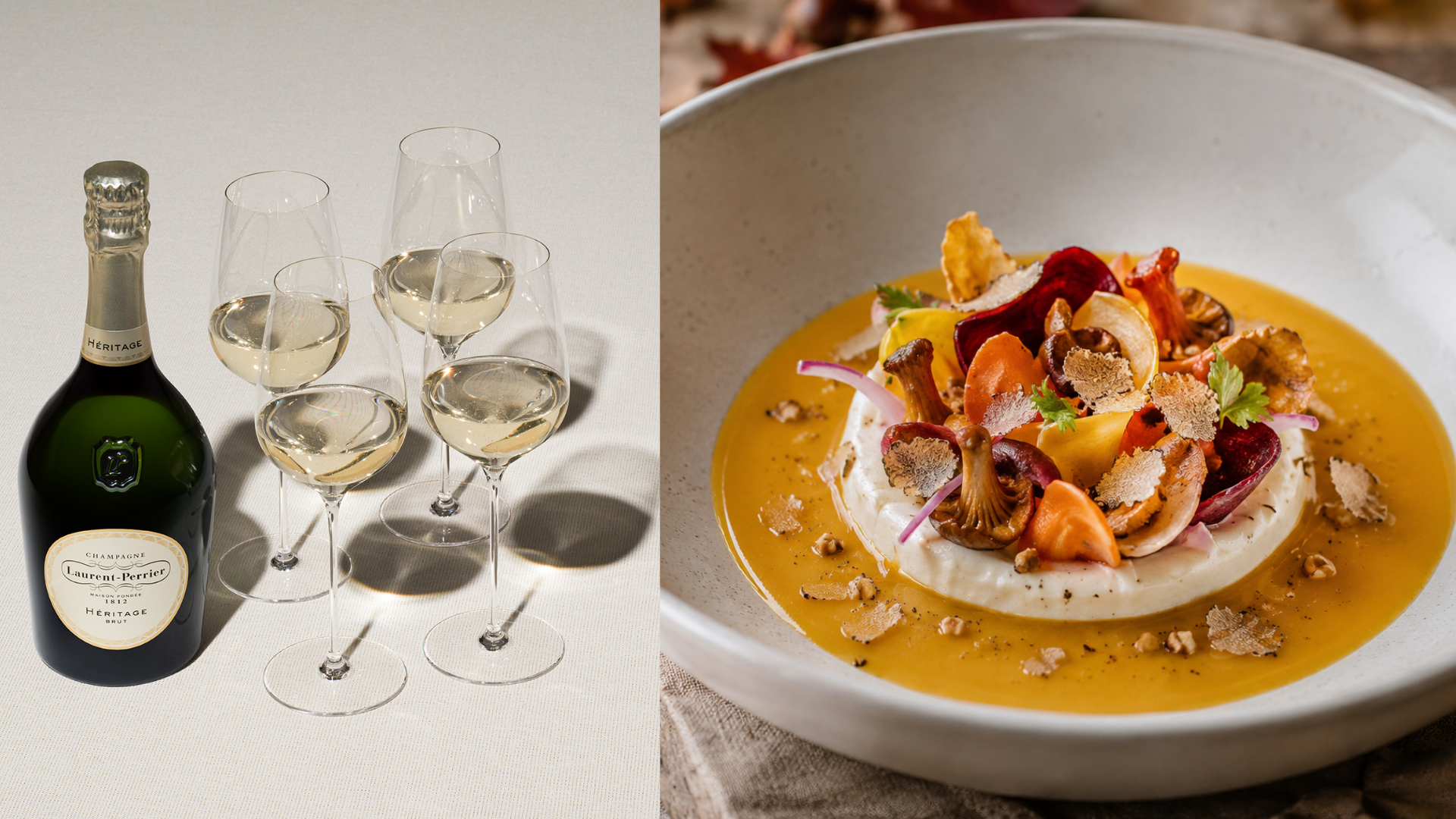 Laurent Perrier & dineren: een heerlijk herfstachtig gerecht