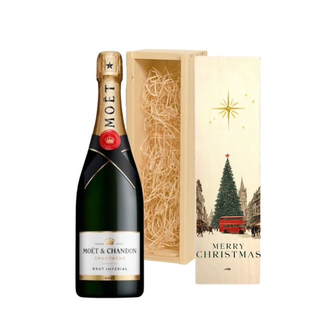 Moët &  Chandon– met standaard Kerstbedrukking