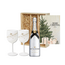 Moët &  Chandon Ice met 2 iceglazen– met standaard Kerstbedrukking