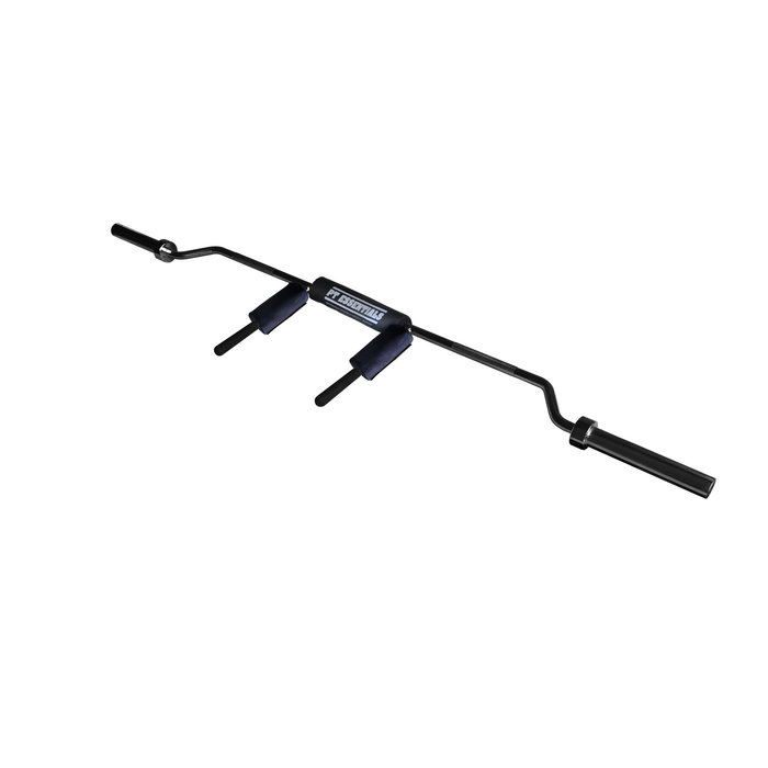 PTessentials SAFETY SQUAT Squat Bar BLACK