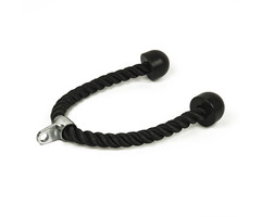 PTessentials TR20 PRO Black Dubbel Triceps Rope 70 cm