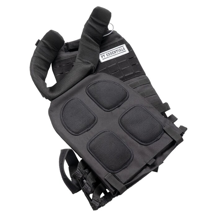 PTessentials Crossfit Tactical Vest - Plate Carrier - incl. 3 sets plates