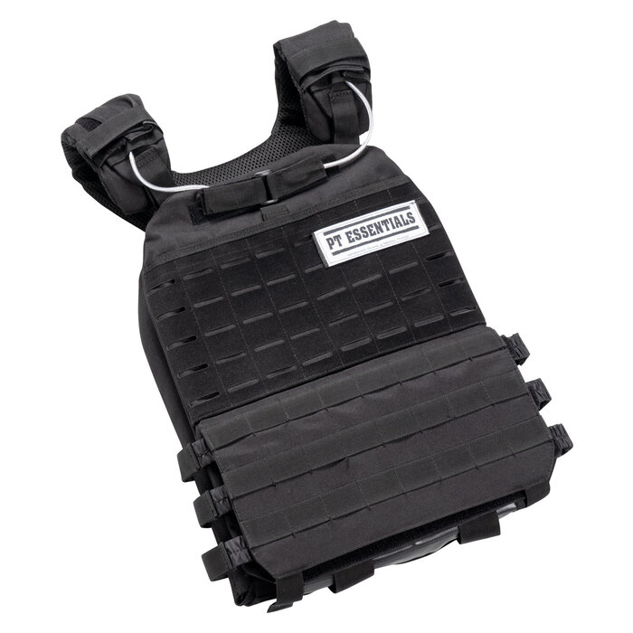PTessentials Crossfit Tactical Vest - Plate Carrier - incl. 3 sets plates