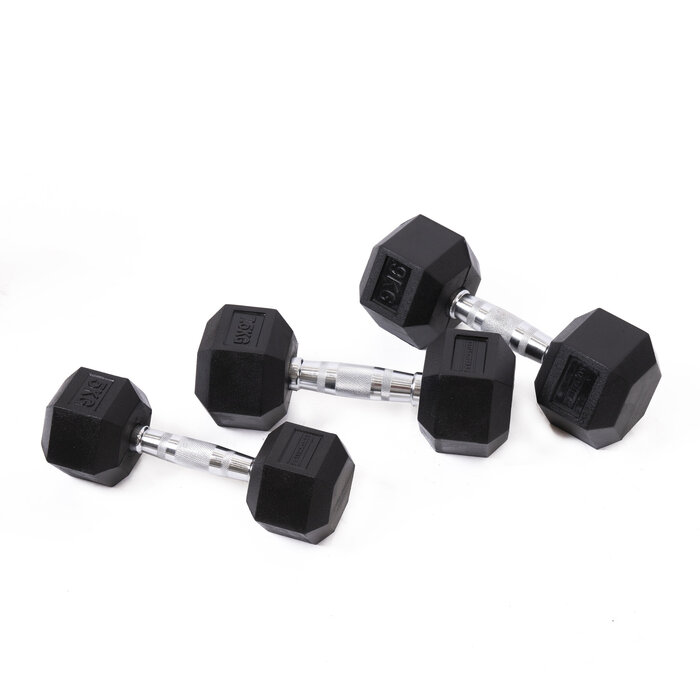 PTessentials PRO Hexa Dumbbells - sets van 2 stuks - 2,5 t/m 40 kg