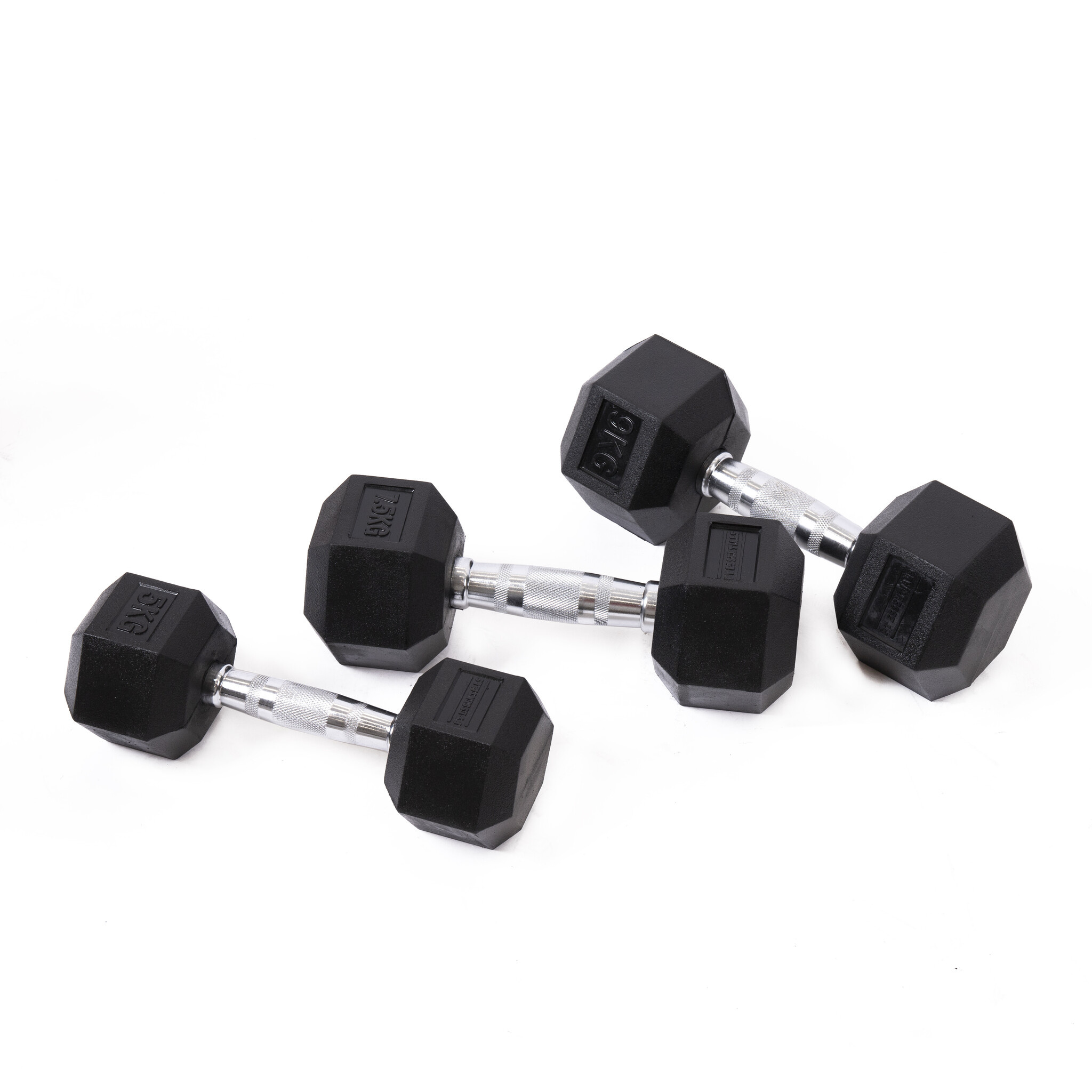 PTessentials PRO Hexa Dumbbells - sets van 2 stuks - 1 t/m 40 kg