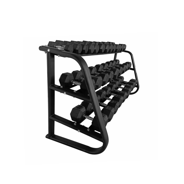 PTessentials DELUXE PRO Hexa Dumbbellset 2,5 t/m 40 kg met storage rack - verwacht oktober