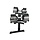 Verstelbare Chrome Dumbbells 5,5 t/m 43 kg - per set - inclusief stand