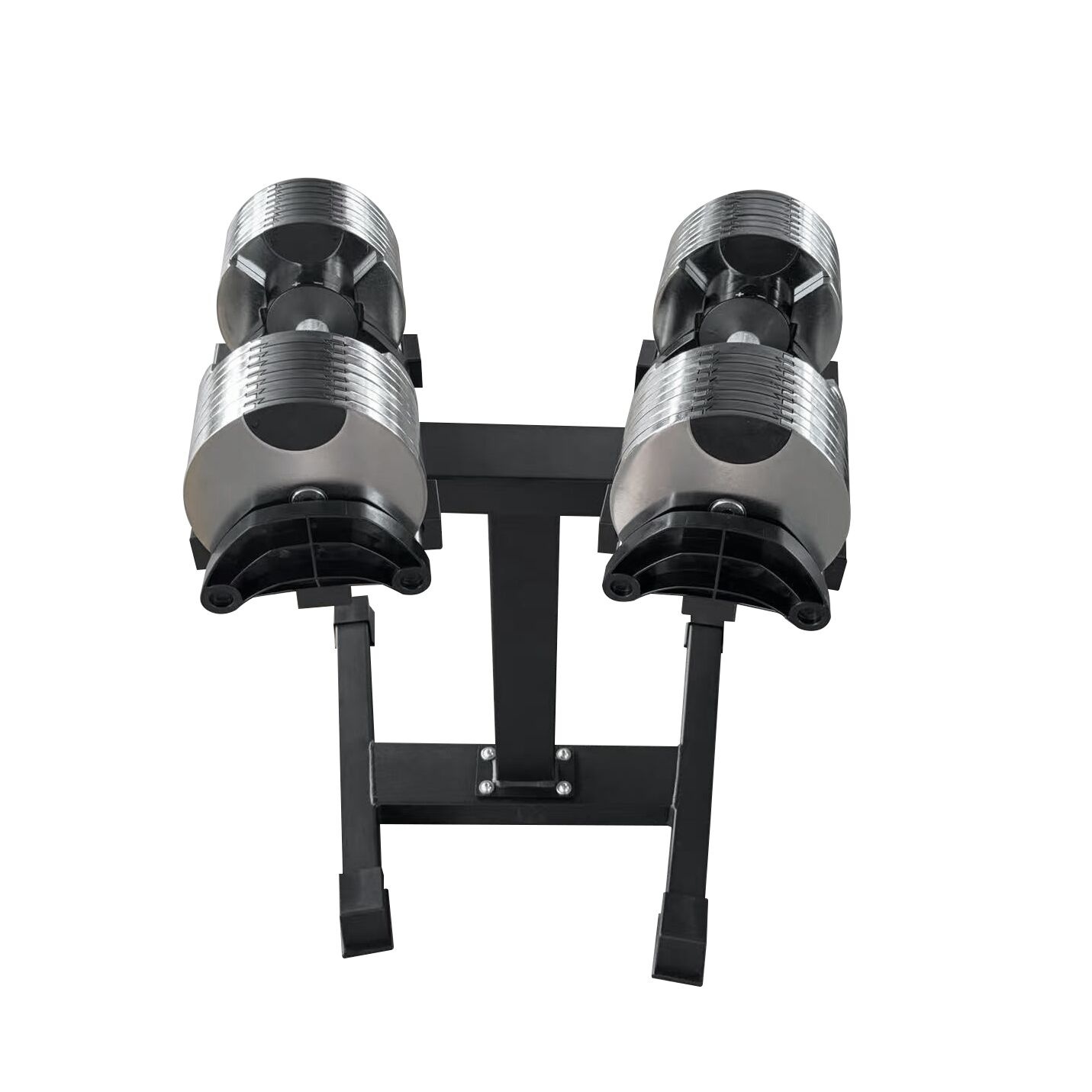 PTessentials Verstelbare Chrome Dumbbells inclusief stand