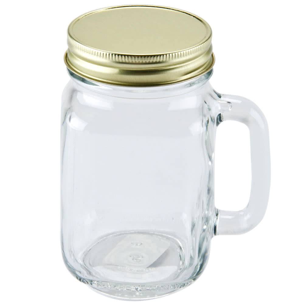 Mason Jar regular deksel goud Masonjar