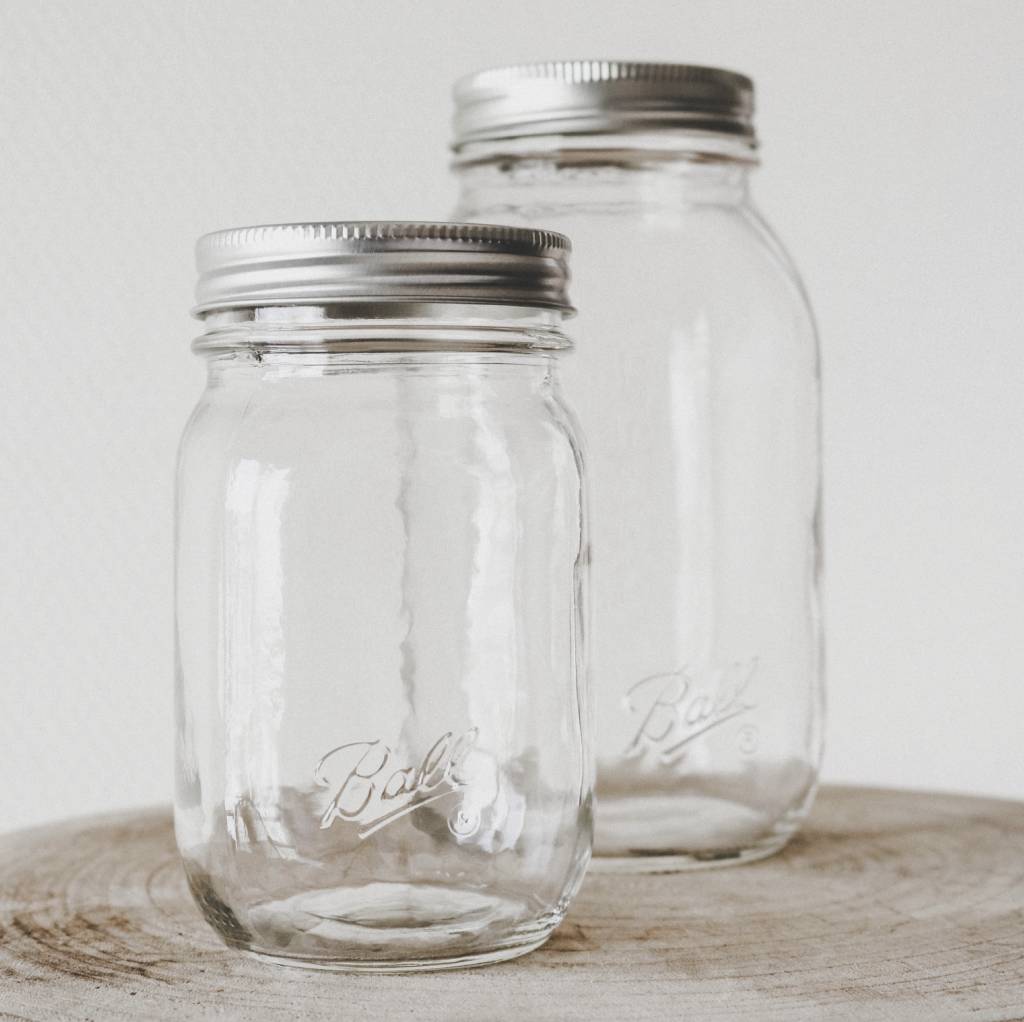 Set de 12 botes cristal 435 ml to 82 – Varios Tapa Colores a Elegir