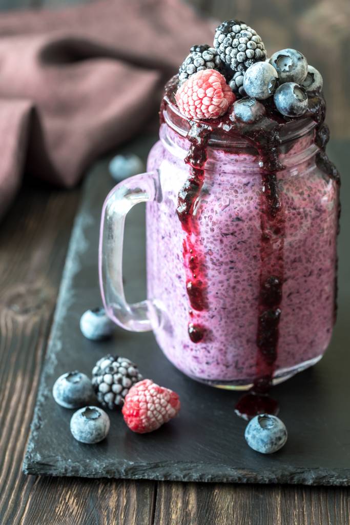 Fresh smoothies Ball Mason Jar