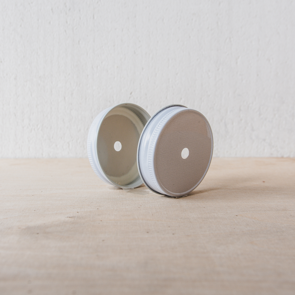 mason jar lids with straw holes wholesale