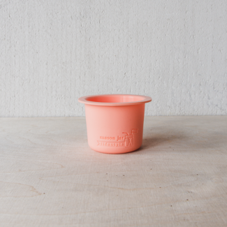 Divider  Cup  | Wide Mouth | Coral