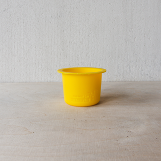 Divider cup | wide mouth | geel