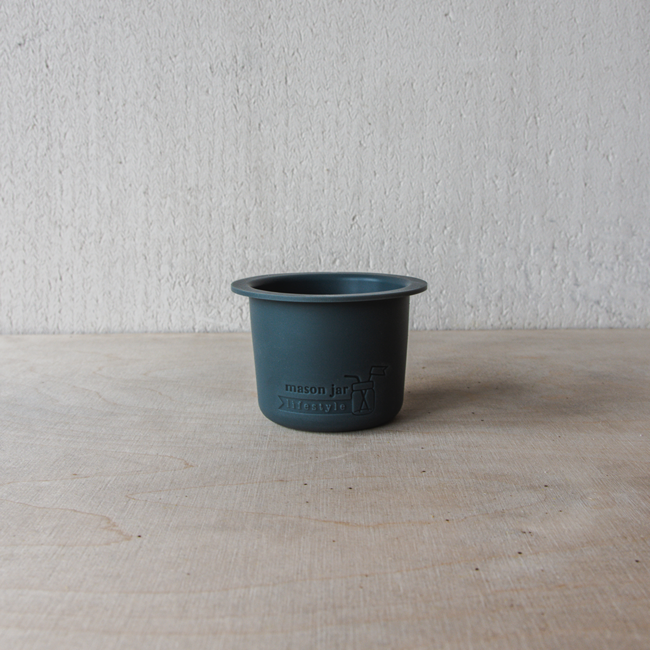 Divider cup | wide mouth | charcoal grey