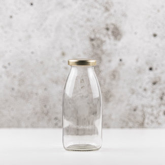 Retro milk bottles incl cap | 1 piece