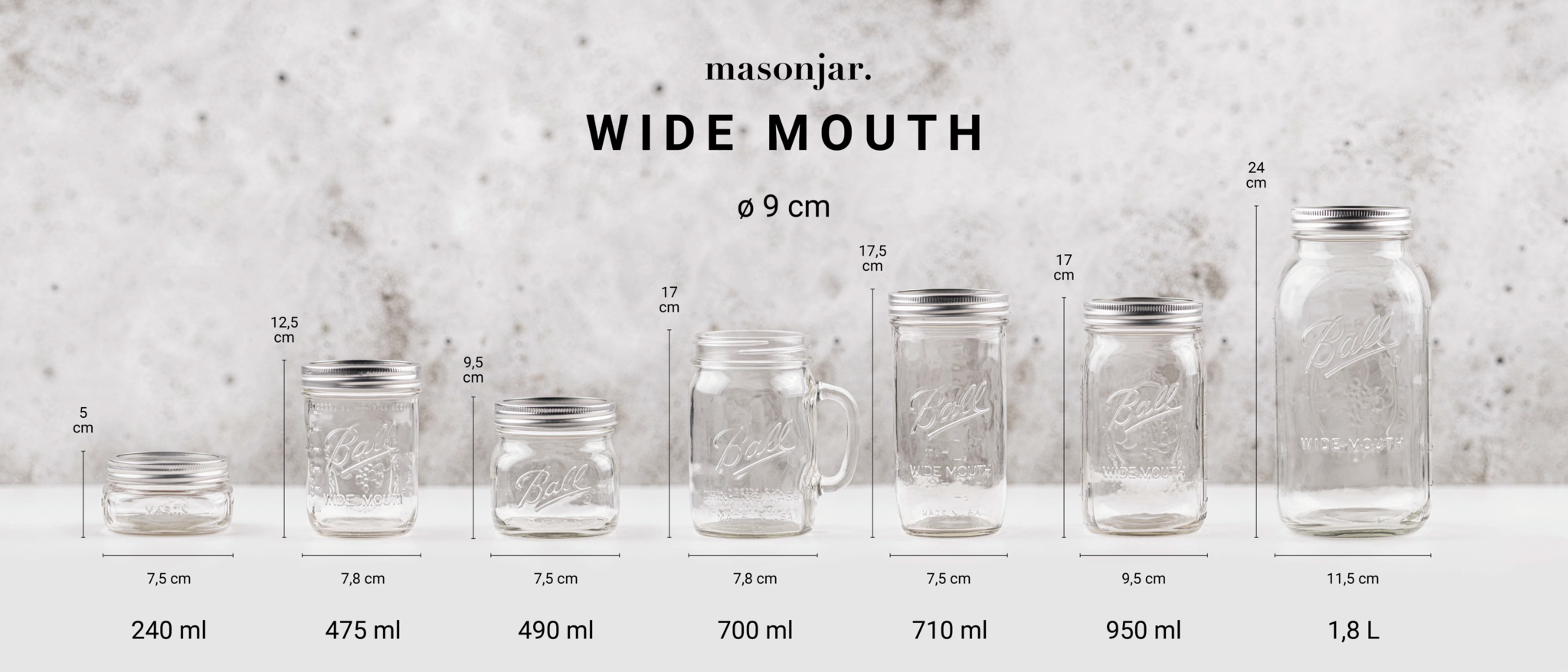 MASON JAR GUIDE, Find your perfect Mason Jar