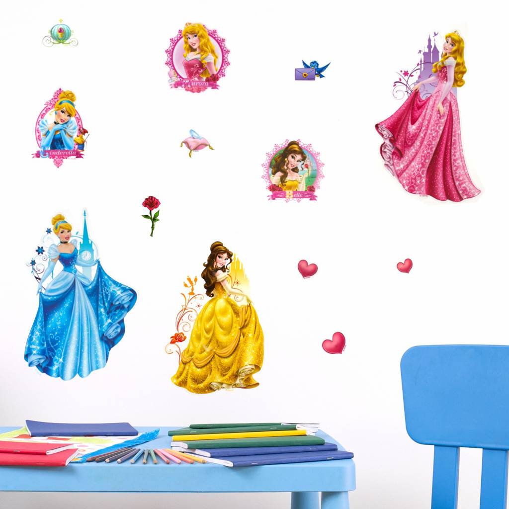 rijst Uittrekken Verzoenen Muursticker Prinsessen 3D - muurstickers kinderkamer babykamer -  Muurstickers&zo