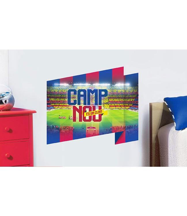 Wissen Geneigd zijn invoer Muursticker FC Barcelona Stadion - muurstickers online - Muurstickers&zo