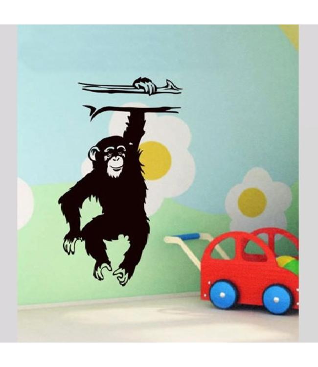 Muursticker monkey by Coart