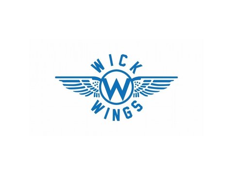 Wick Wings Wick Air Flugzeugbett mit Anti-Rutsch (Blau Druck)